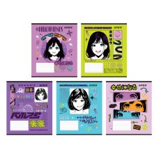 Зошит шкільний Kite Anime K24-232-1, 12 аркушів, клітинка