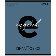 Предметная тетрадь Kite Letters K24-240-2, 48 листов, в линию, английский язык