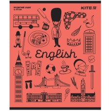 Предметная тетрадь Kite Sketch K24-240-18, 48 листов, в линию, английский язык