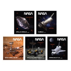 Зошит шкільний Kite NASA NS24-259, 48 аркушів, клітинка
