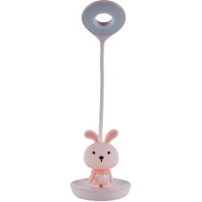 Настольная лампа LED с аккумулятором Bunny Kite K24-492-1-2, розовый