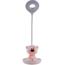 Настольная лампа LED с аккумулятором Bear Kite K24-492-2-2, розовый