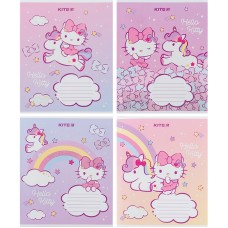 Зошит шкільний Kite Hello Kitty HK24-235-1, 12 аркушів, коса лінія