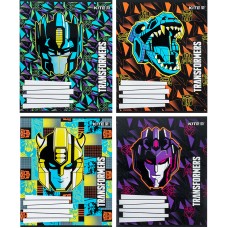 Тетрадь школьная Kite Transformers TF24-235, 12 листов, в косую линию