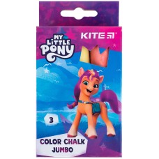 Крейда кольорова Kite Jumbo My Little Pony LP24-077, 3 кольори