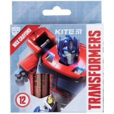Мелки восковые Transformers TF24-070, 12 цветов