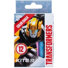Крейда кольорова Kite TransformersTF24-075, 12 штук