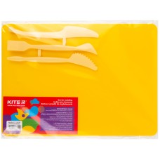 Набор для лепки Kite K17-1140-08 (доска + 3 стека), желтый