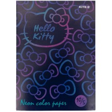 Папір кольоровий неоновий Kite Hello Kitty HK21-252