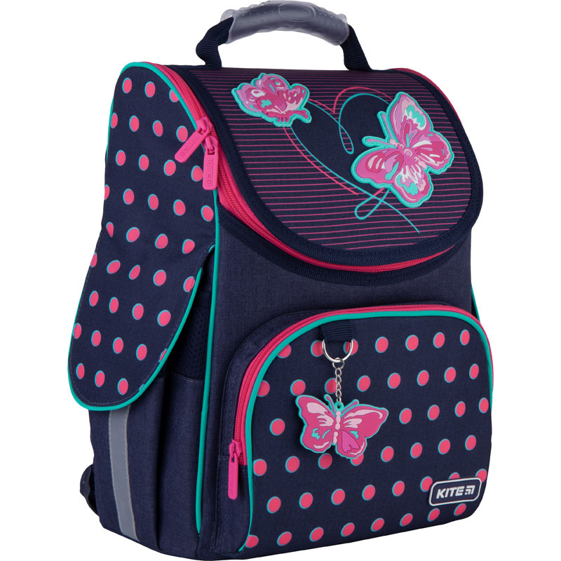 Рюкзак школьный каркасный Kite Education Butterflies K21-501S-3