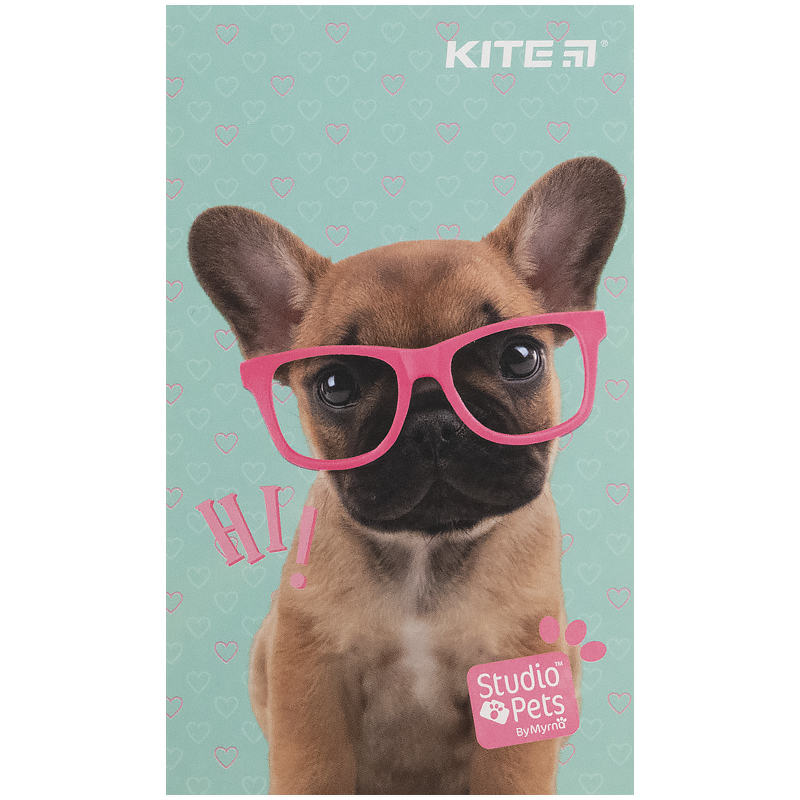 Блокнот-планшет Kite Studio Pets SP21-195, A6, 50 листов, нелинованный