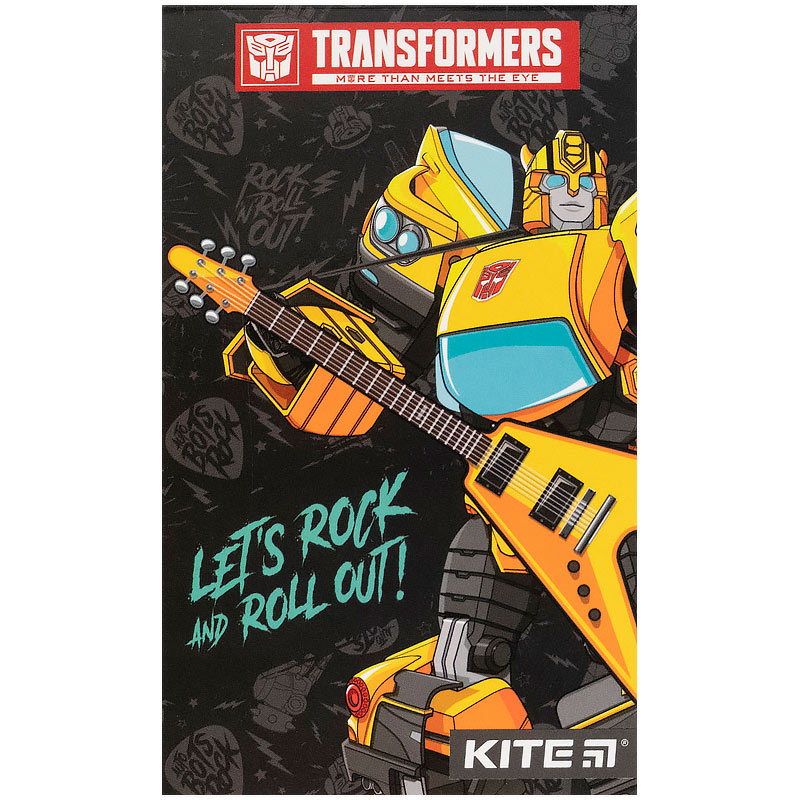 Блокнот-планшет Kite Transformers TF21-195, A6, 50 листов, нелинованный