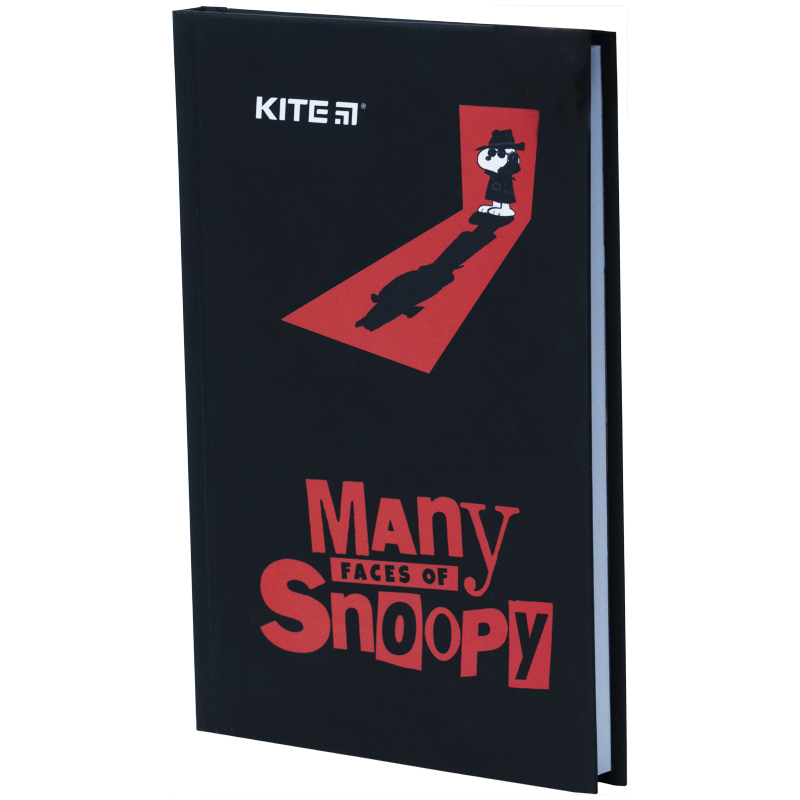 Книга записная Kite Snoopy SN21-199-1, твердая обложка, А6, 80 листов, клетка